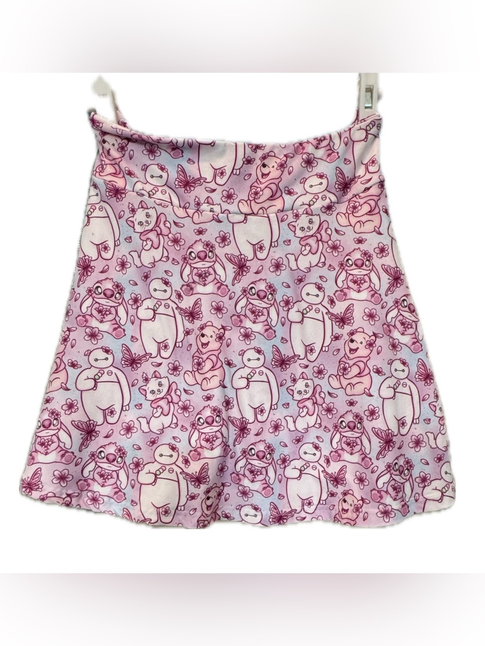 Enchanted Dress Shop Disney Stitch Baymax Pooh Marie Skort TC NWOT